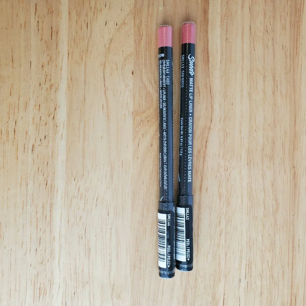 NYX Suede Matte Lip Liner Pencil Bundle